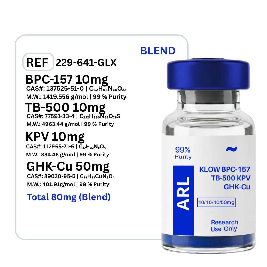 KLOW Blend - GHK-CU + TB-500 + BPC-157 + KPV 10mg