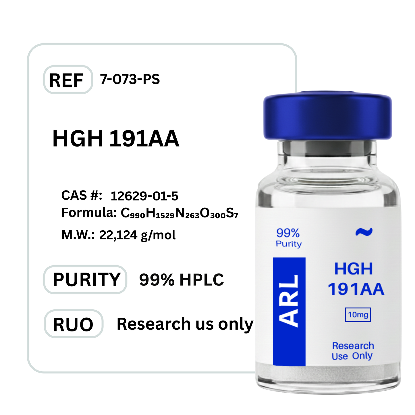 HGH 191AA (Somatropin) - Premium Research Peptide