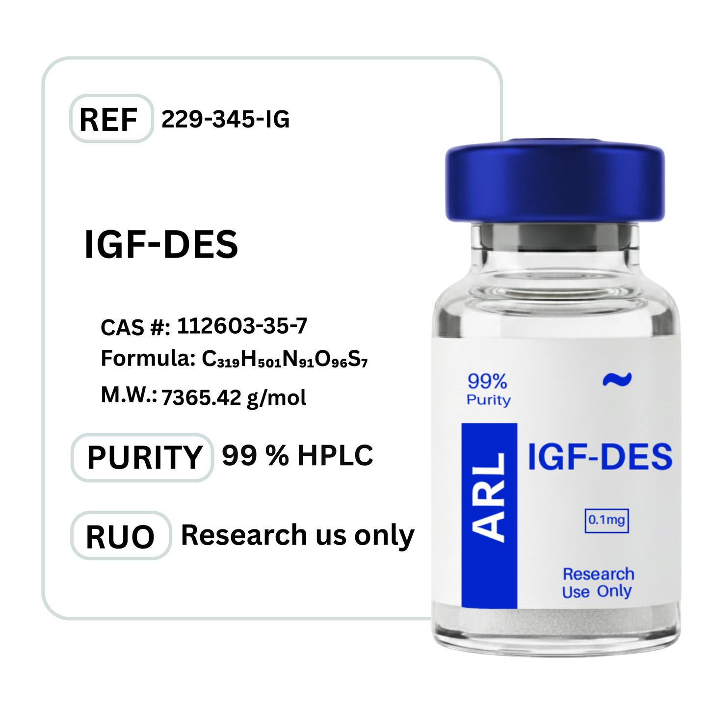 IGF-DES - Premium Research Peptide